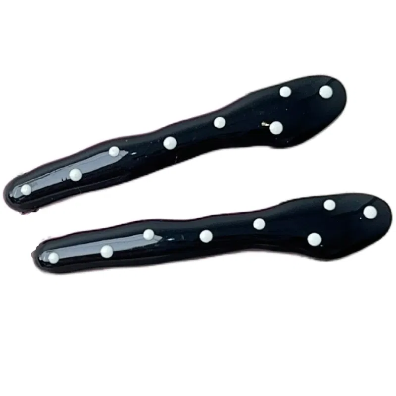 贯古今 小众波点发卡碎侧边夹设计感刘海 合金 发夹 女