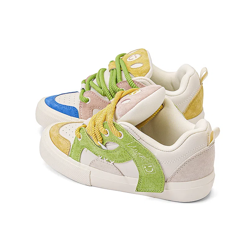 MINISO Skateboard Sneakers White