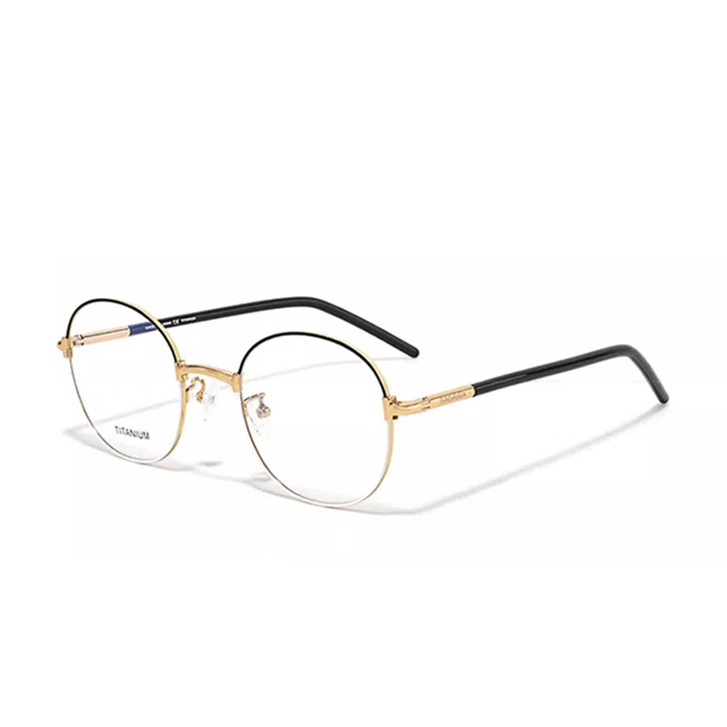 【联系客服可选配镜套餐】 佐川 超轻钛架复古圆框眼镜 修容显瘦文艺 圆形 光学镜架 通用