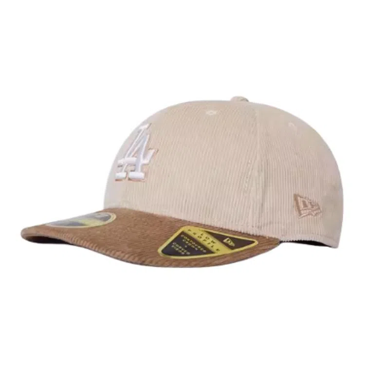 New Era Los Angeles Dodgers Corduroy Cap Tan