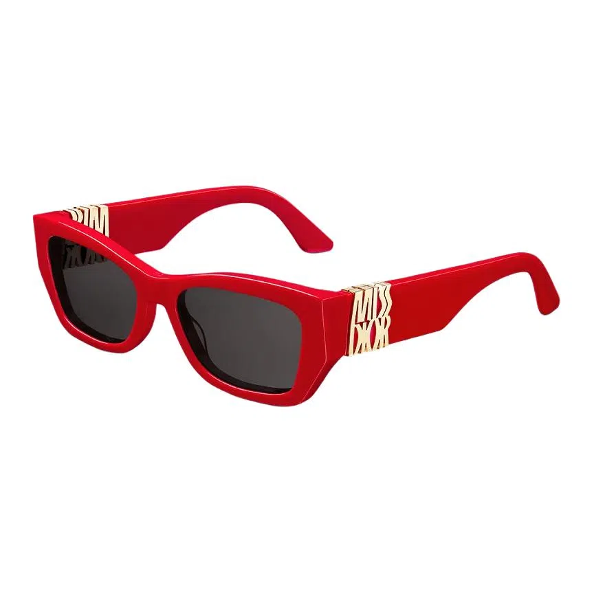 DIOR Square Metal Sunglasses Red