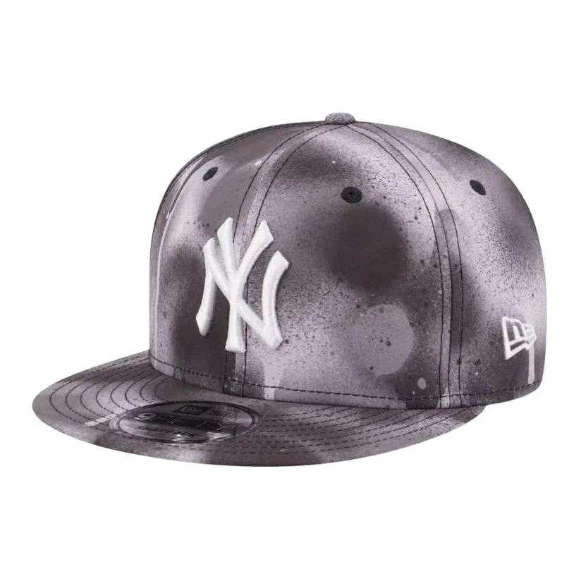 New Era Logo Cotton Baseball Cap Grey