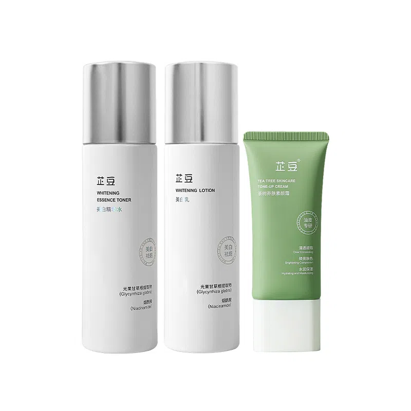 芷豆 发光水乳套装补水护肤品提亮肤色去黄气祛斑淡化色斑 保湿淡斑美白