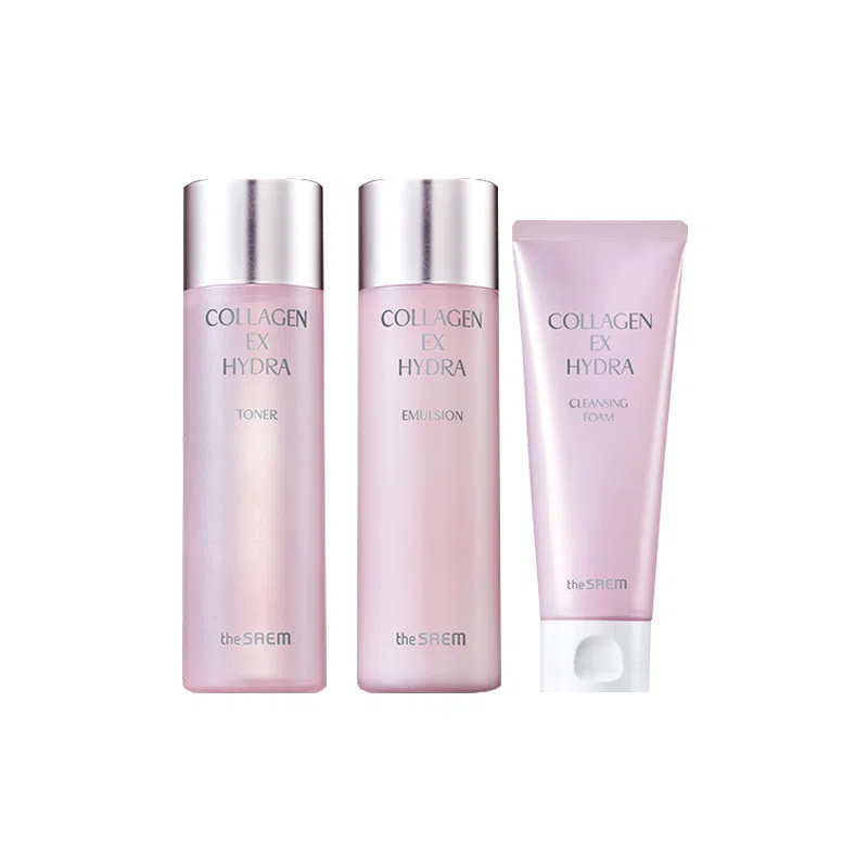 得鲜 胶原蛋白紧致水润护肤套装 保湿补水