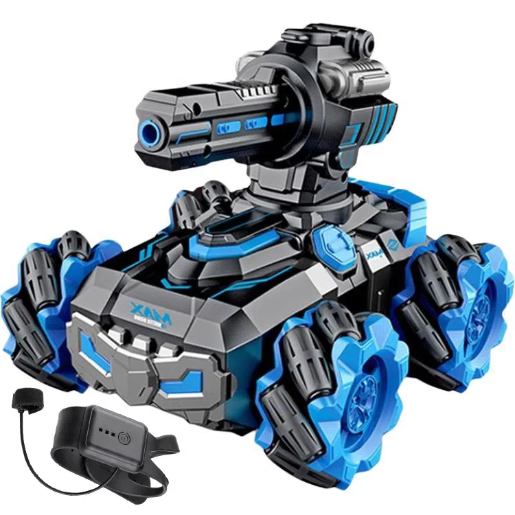 纽奇 坦克汽车 可发射水弹 手势感应 四驱越野 遥控玩具