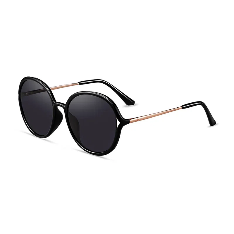 HELEN KELLER Retro Round Frame Sunglasses