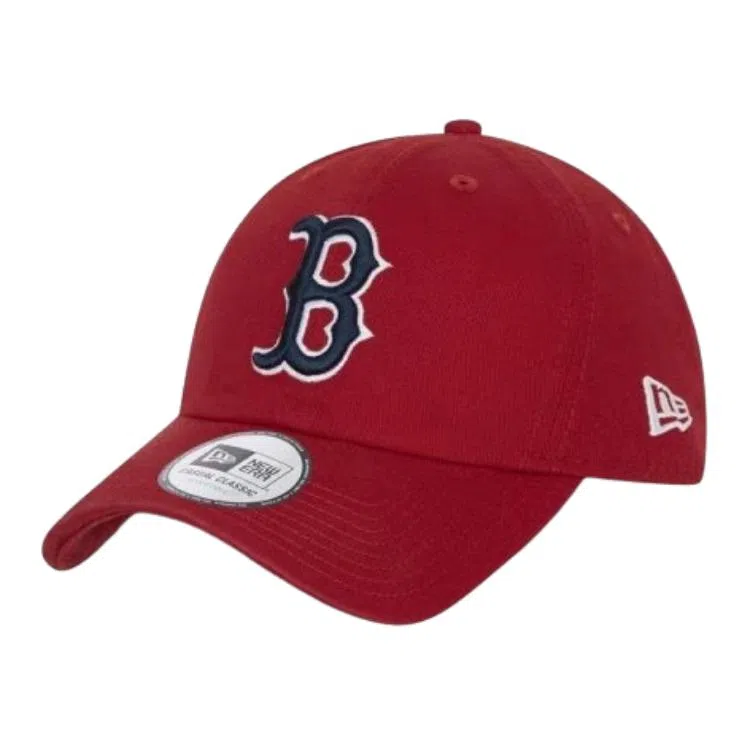 New Era Logo Embroidered Cap Red