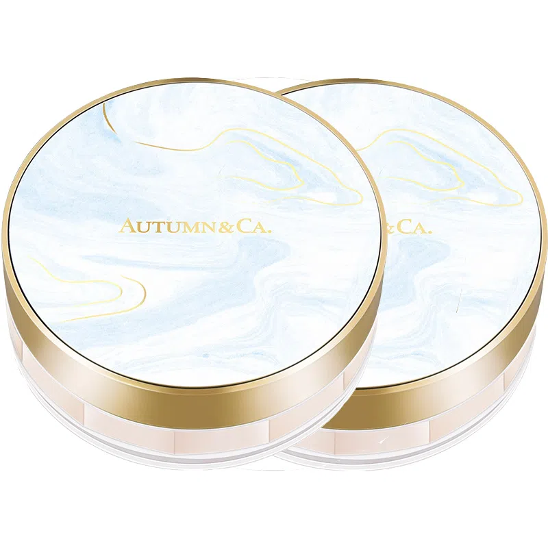 秋蔻 玻尿酸羽柔薄纱天使蜜粉 控油丝绒自然持久修饰肤色