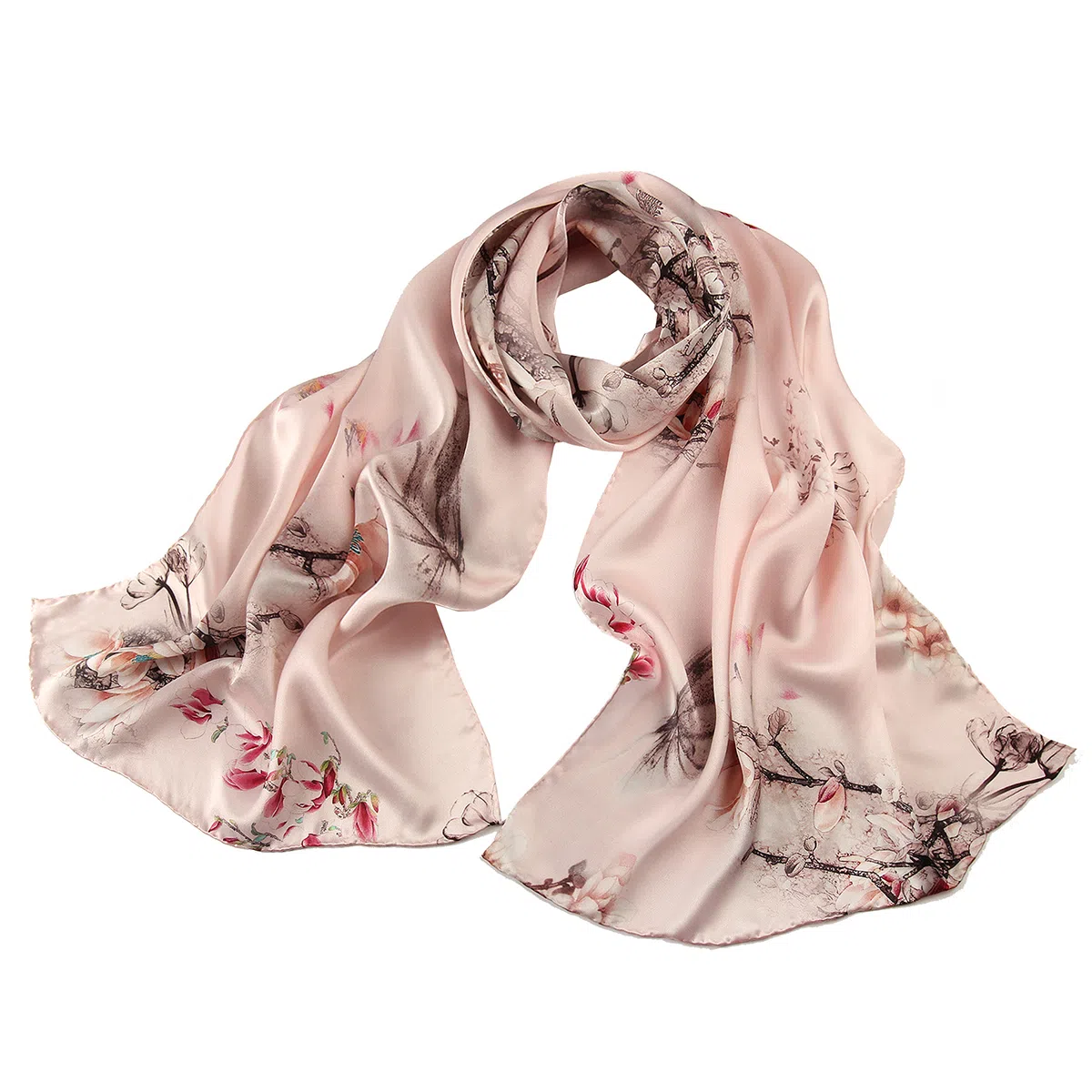 上海故事 真丝方巾 春望 桑蚕丝 丝巾 女款 礼盒装