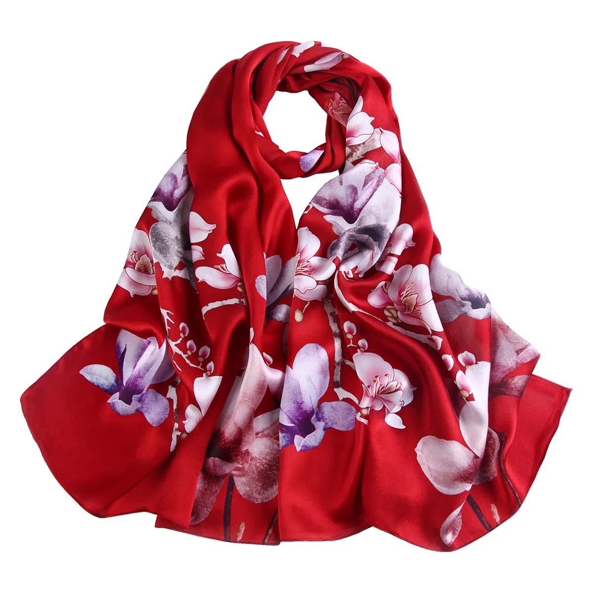 上海故事 真丝方巾 春望 桑蚕丝 丝巾 女款 礼盒装