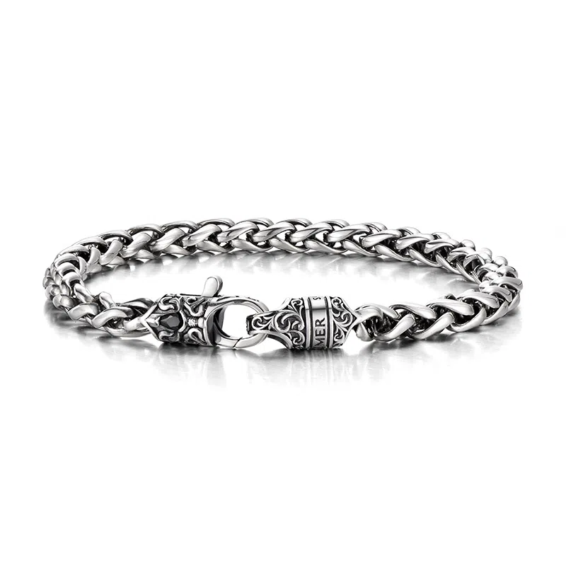 IDEAGEMER Silver Bracelet