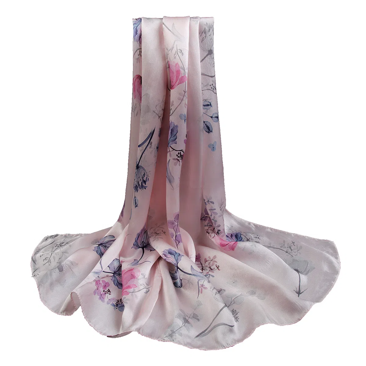 上海故事 真丝方巾 春望 桑蚕丝 丝巾 女款 礼盒装