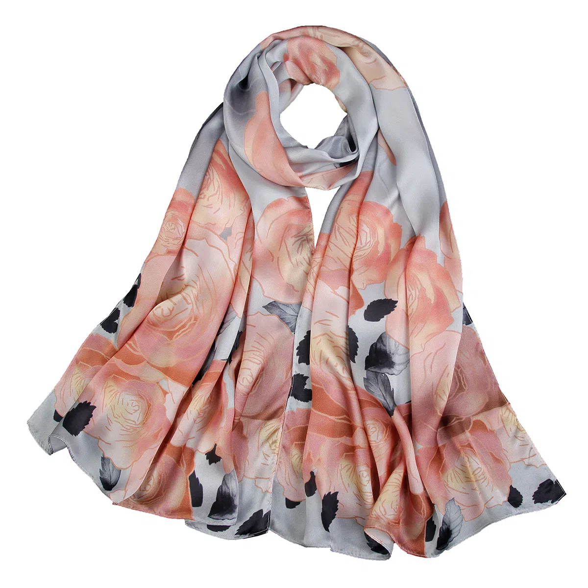 上海故事 真丝方巾 春望 桑蚕丝 丝巾 女款 礼盒装