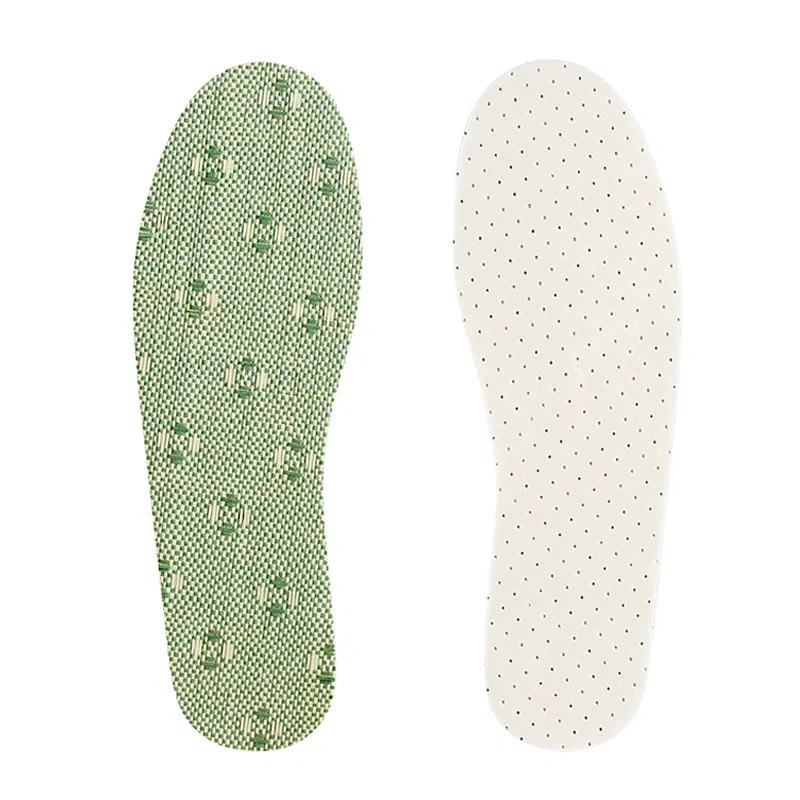 足印部落 冰凉乳胶软底舒适踩屎感夏天透气吸汗防臭通勤久站不累超软防痛 亚草 鞋垫 通用