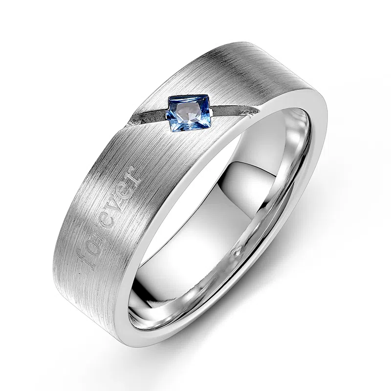 IDEAGEMER 925 Silver Ring