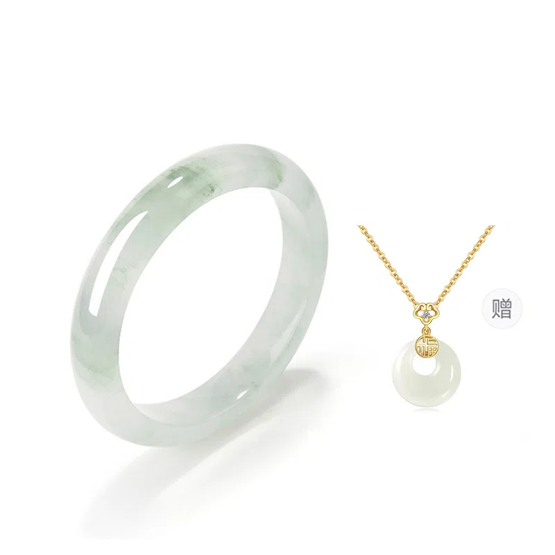 【高品质】 雅谷 青山黛贵妃美人镯 清冷感 平安 如意 气质温婉 新中式高级感 天山翠 手镯 女款