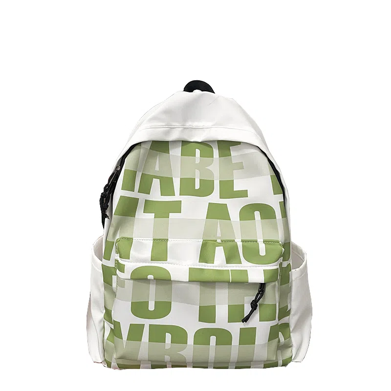 泰克森 日系可爱学院风字母韩版百搭 尼龙 双肩包 常规 女款 多色