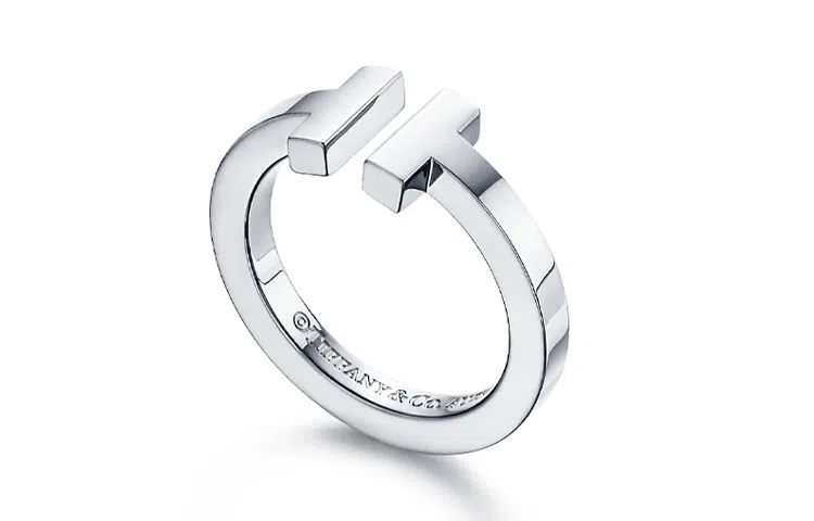 Tiffany & Co. T Series 18K White Gold Ring