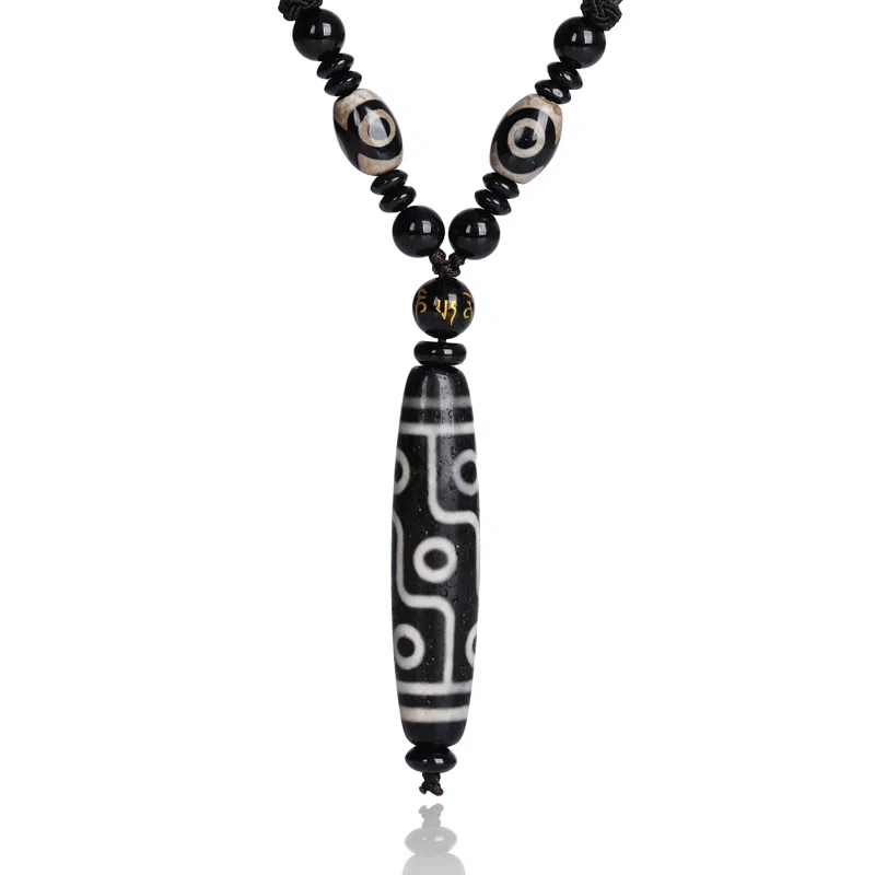 妍韵珠宝 国风转运 小众设计感 玛瑙 玉石吊坠 男女同款情侣款