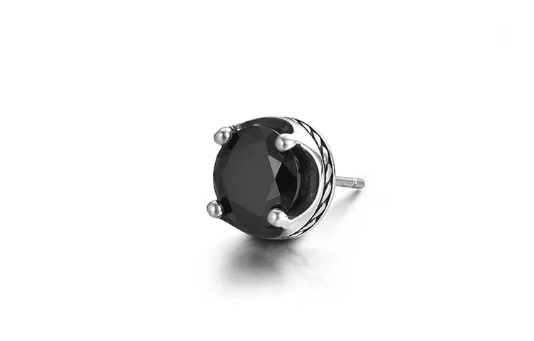 IDEAGEMER 925 Silver Stud Earring