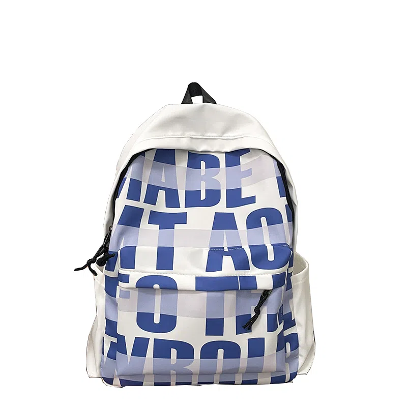 泰克森 日系可爱学院风字母韩版百搭 尼龙 双肩包 常规 女款 多色