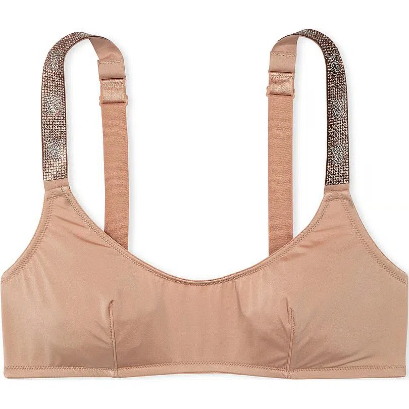 Victoria's Secret Very Sexy Shine Strap Scoop Bralette Praline