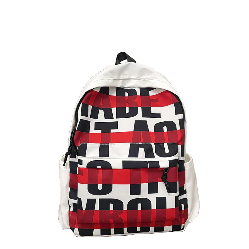 泰克森 日系可爱学院风字母韩版百搭 尼龙 双肩包 常规 女款 多色