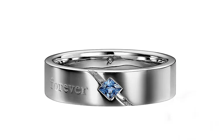 IDEAGEMER 925 Silver Ring