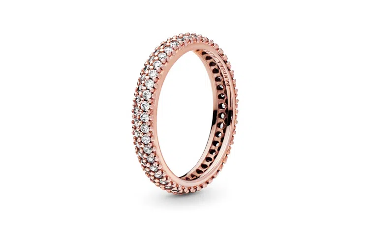 Pandora Shimmering Glam Ring Rose Gold