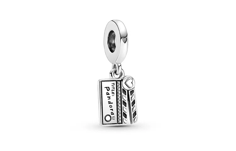 Pandora Movie Clapperboard Charm