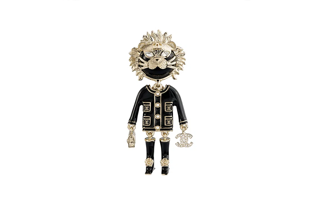 CHANEL 22 Lion Brooch