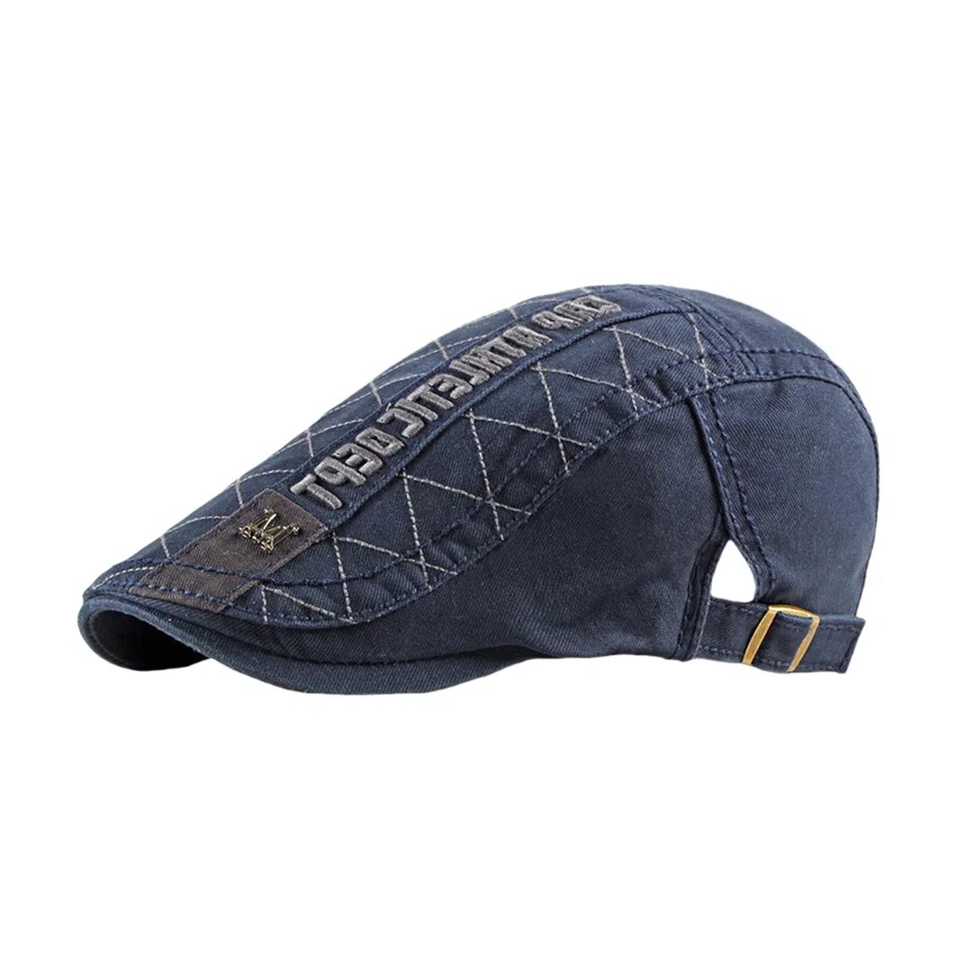 撞青春 画家刺绣优雅舒适气质高级感 棉 贝雷帽 男款