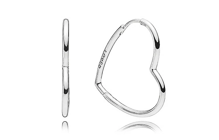 Pandora Playful Heart 925 Silver Earrings