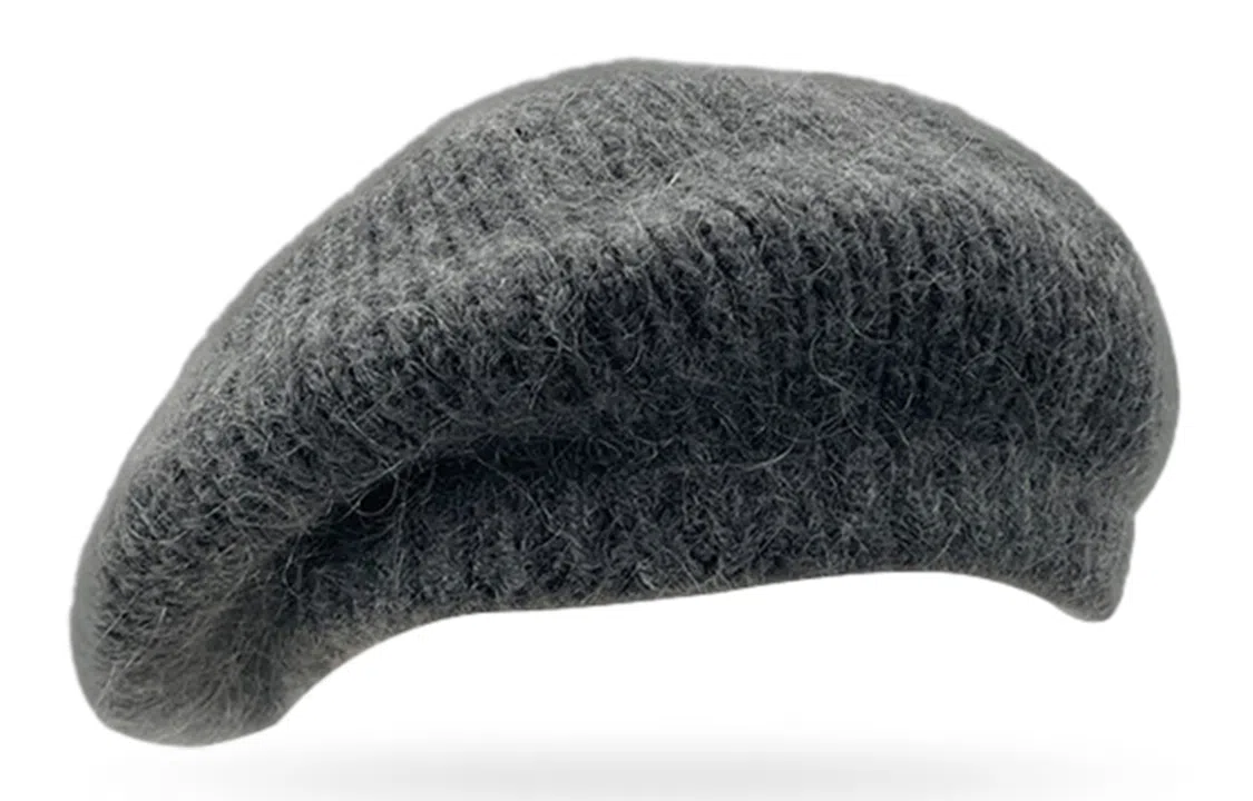 优幽兰 韩版显脸小防风防寒加厚保暖高级感 贝雷帽 女款