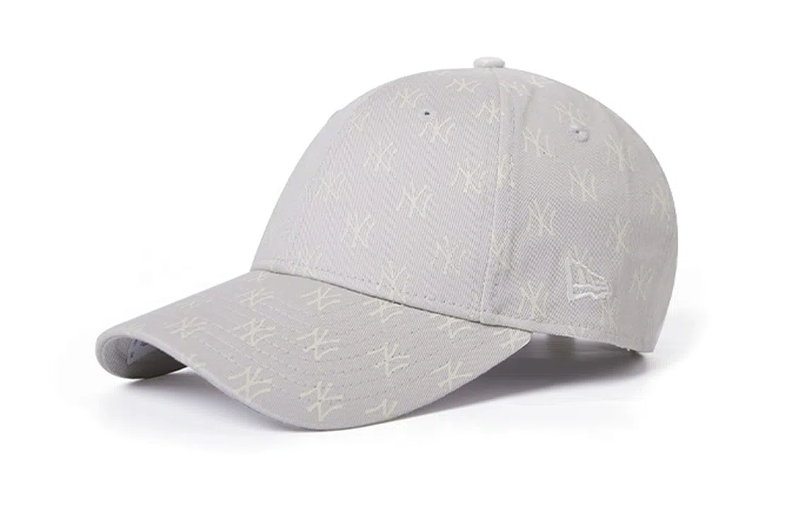 New Era Printed Cotton Cap White