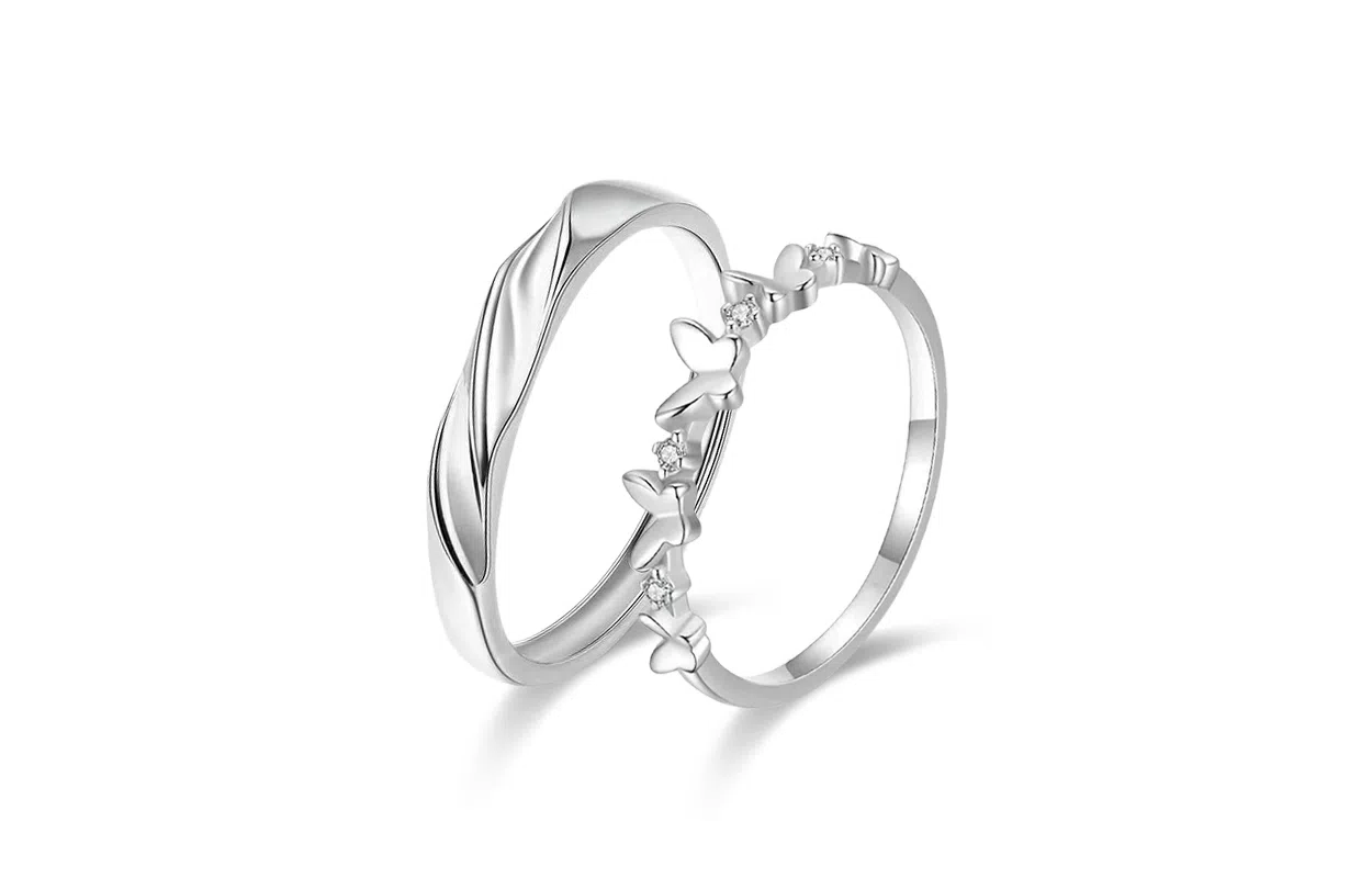 WANLIACC Butterfly Ring