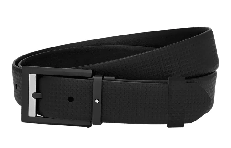 Montblanc Leather Belt Black