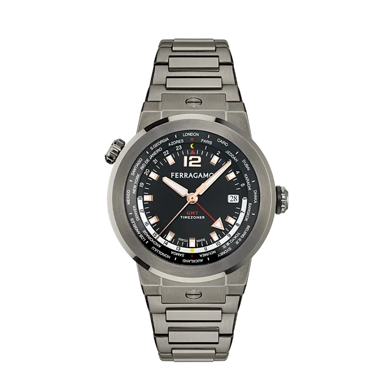 Ferragamo F-80 GMT Worldtime