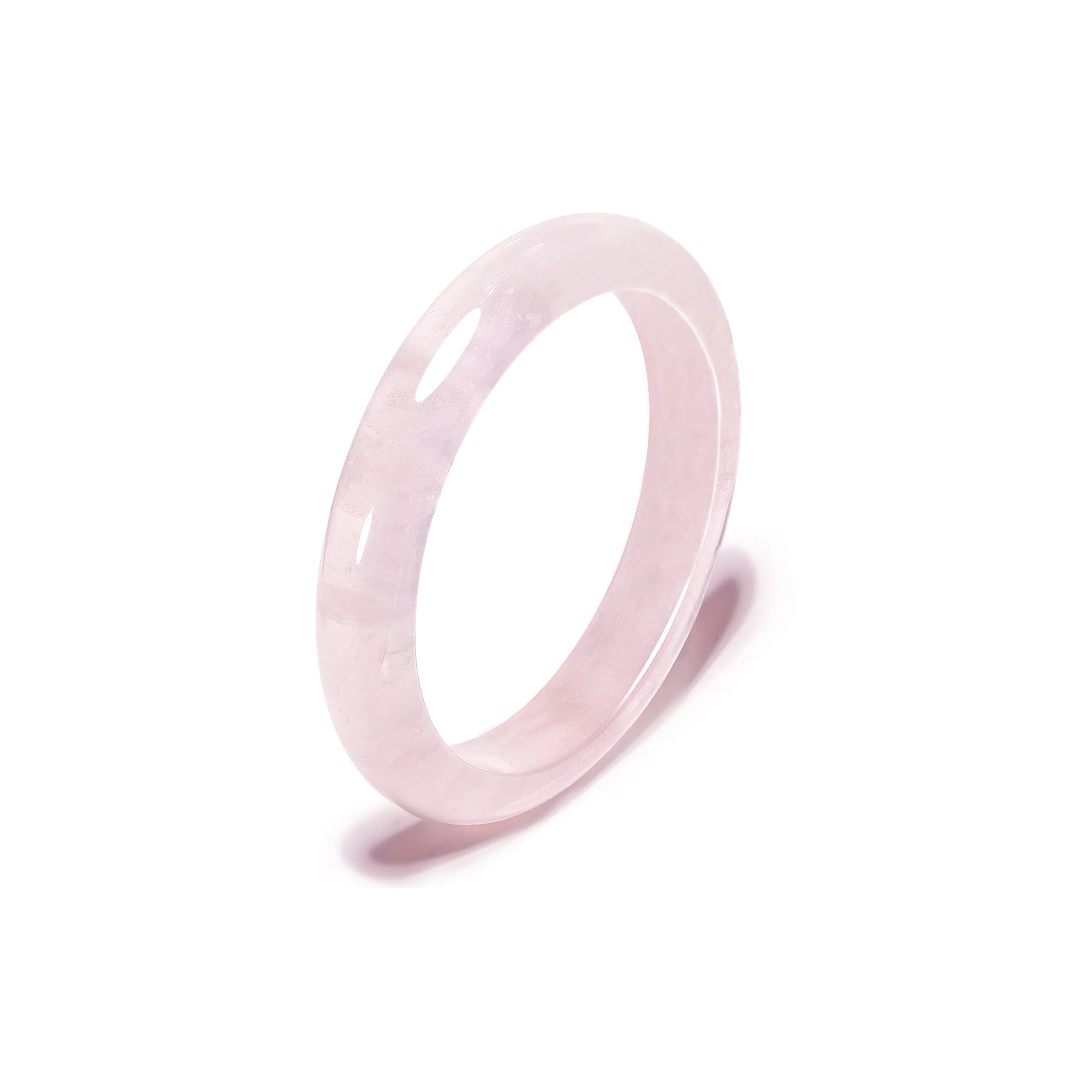 谧月珠宝 樱花粉 新中式国潮古风复古浪漫氛围感 精致甜美冰透古韵轻奢气质森系小清新优雅 玛瑙 玉石手镯 女款