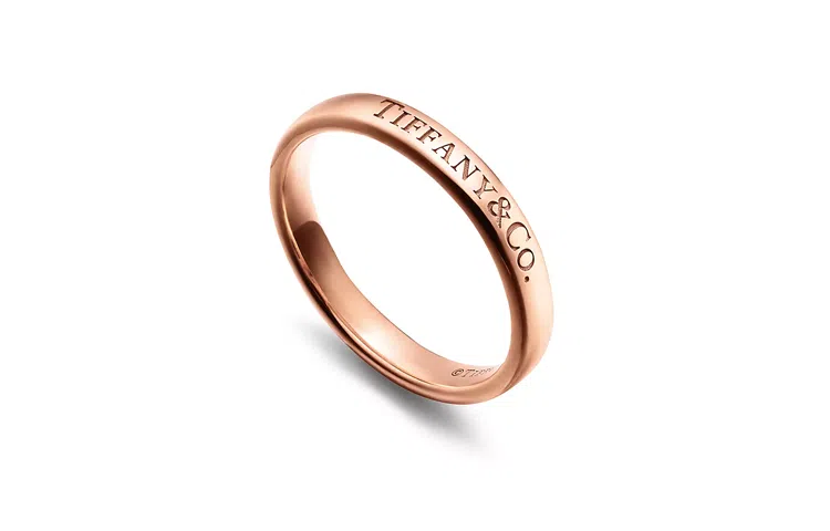 Tiffany & Co. T&CO. 18K Rose Gold Ring