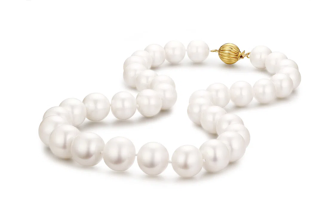 佐卡伊 大颗纯色全珠锁骨链 淡水珍珠 项链 女款