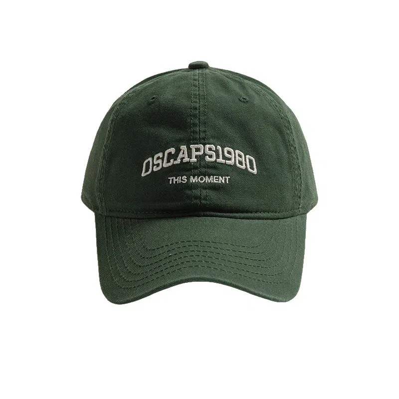 木林森 大头围韩版刺绣遮阳出游显脸小 棉 鸭舌帽 男女同款情侣款