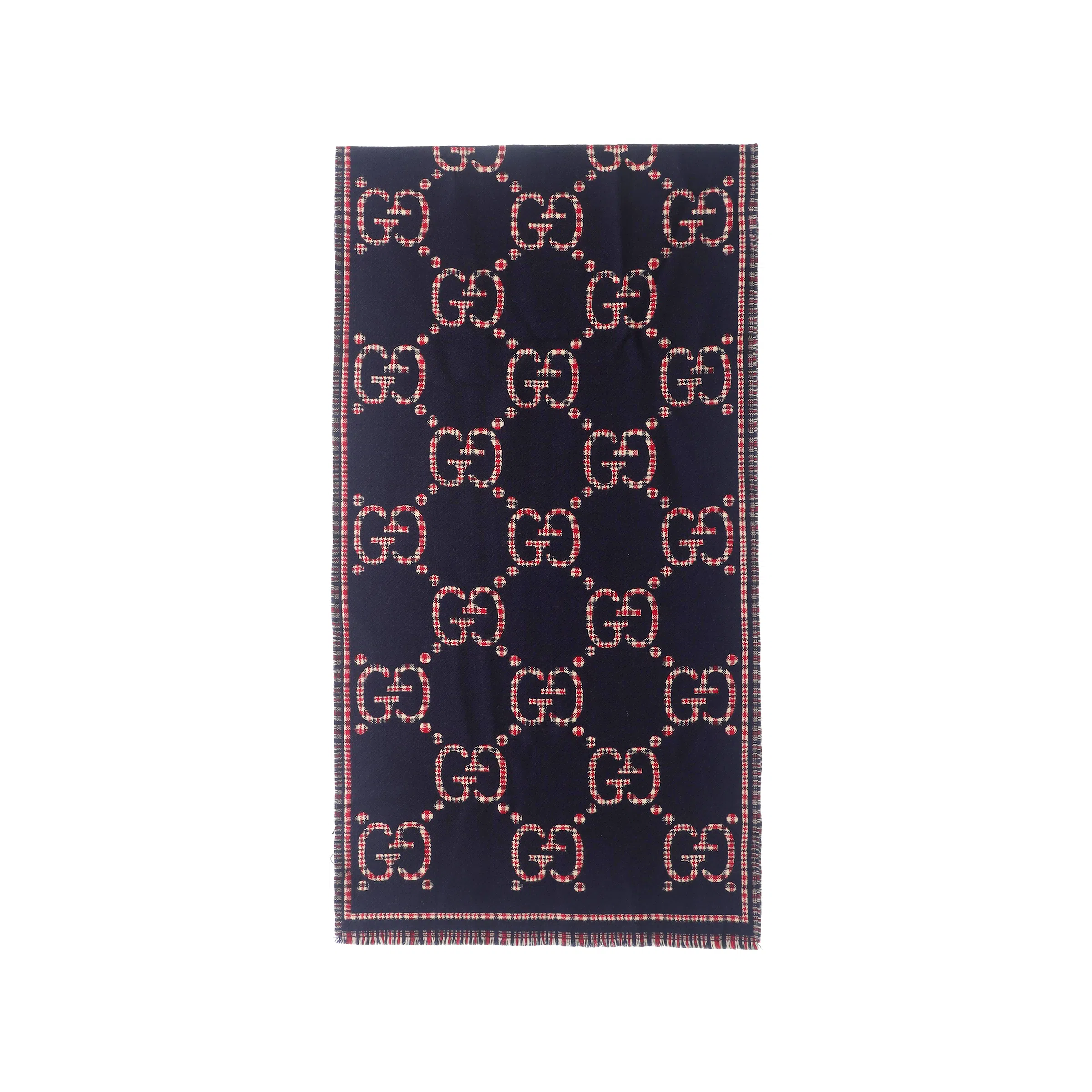 Gucci GG Scarf Blue/Red