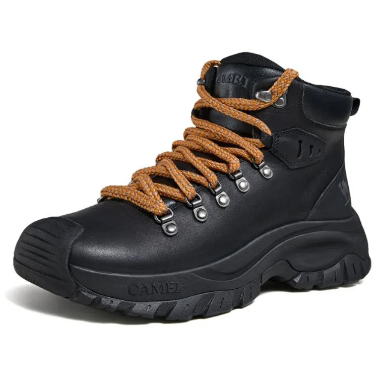 CAMEL High-Top Hiking Shoes