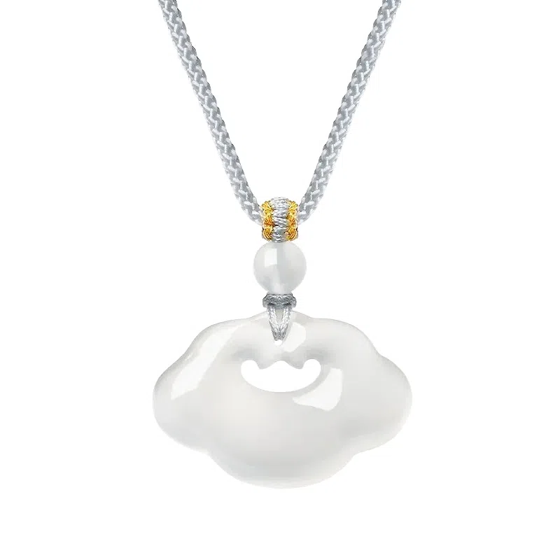 阿梵尼 弥勒佛 观音 叶子 平安扣本命守护佛祖编绳 玉髓 吊坠 男女同款情侣款