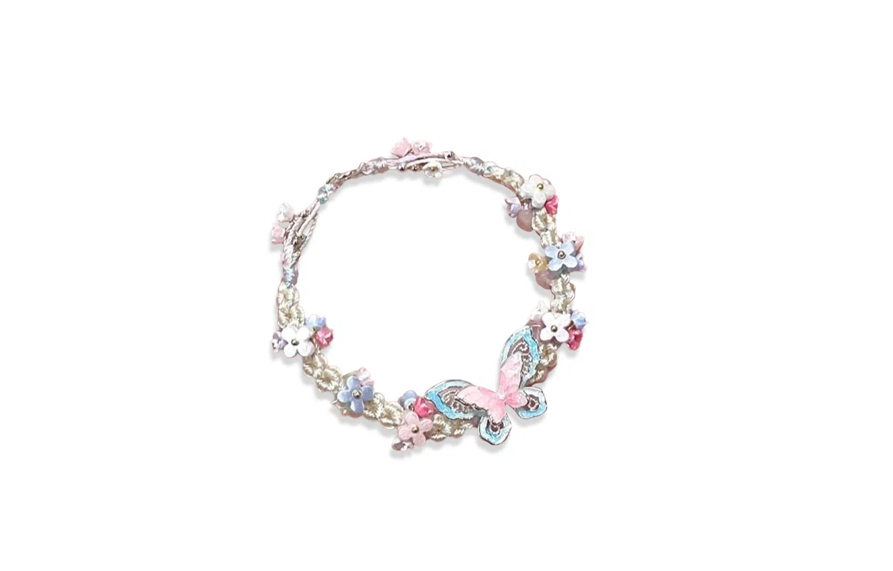 WANLIACC Butterfly Flower Bracelet