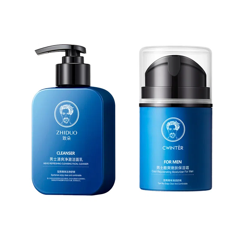 致朵 男士酷爽清透 护肤套装 保湿细腻光滑清爽控油 三件套