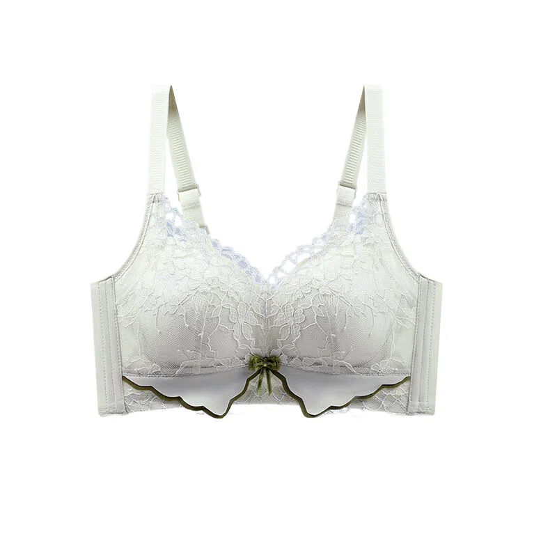 兰缪 性感蕾丝时尚撞色高质感轻柔蕾丝满杯透气孔文胸 女款