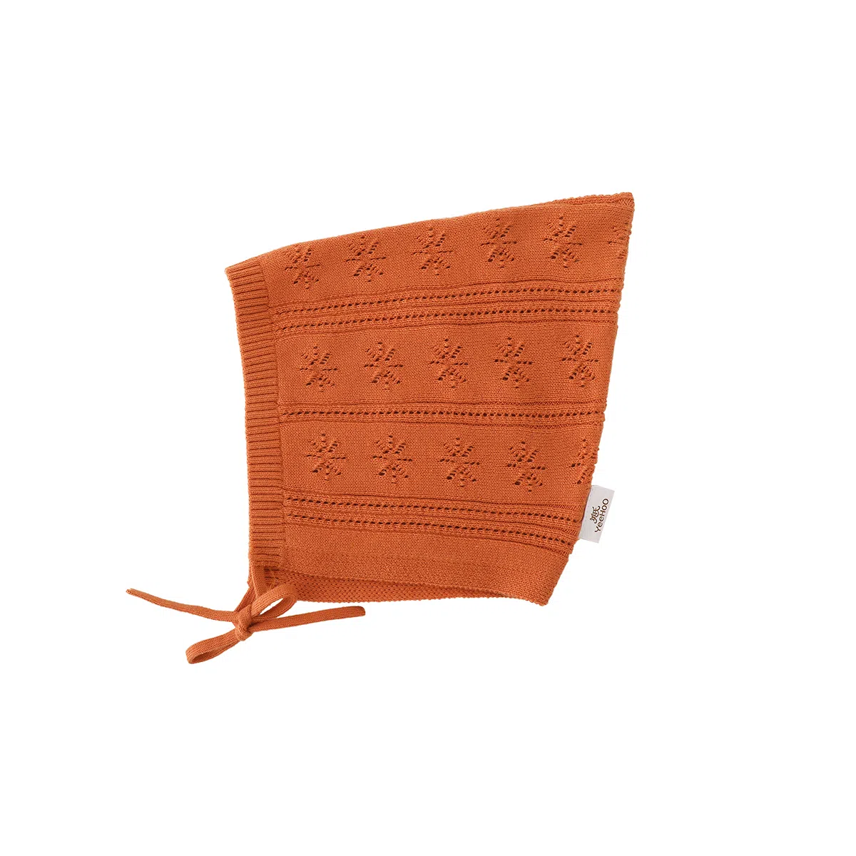 英氏 儿童贴面帽宝宝防风 棉 绒线帽 女款