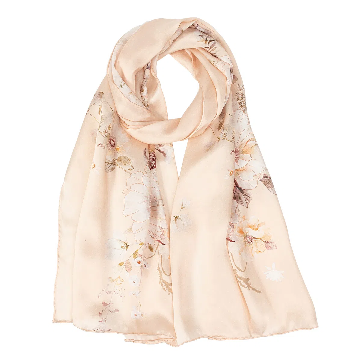 上海故事 丝韵百合 桑蚕丝 丝巾 女款 礼盒装